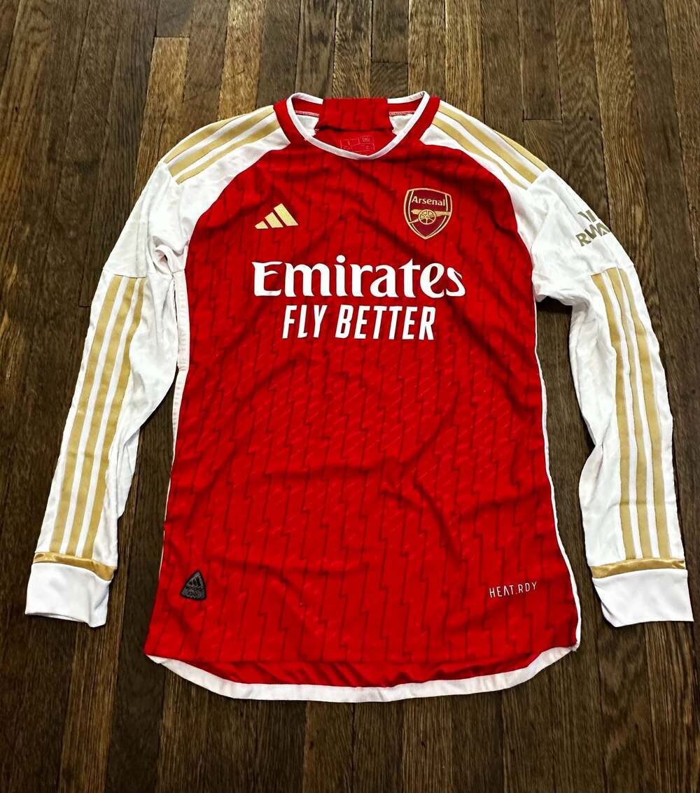 Adidas Arsenal 23/24 Authentic Long Sleeve Jersey Size L
